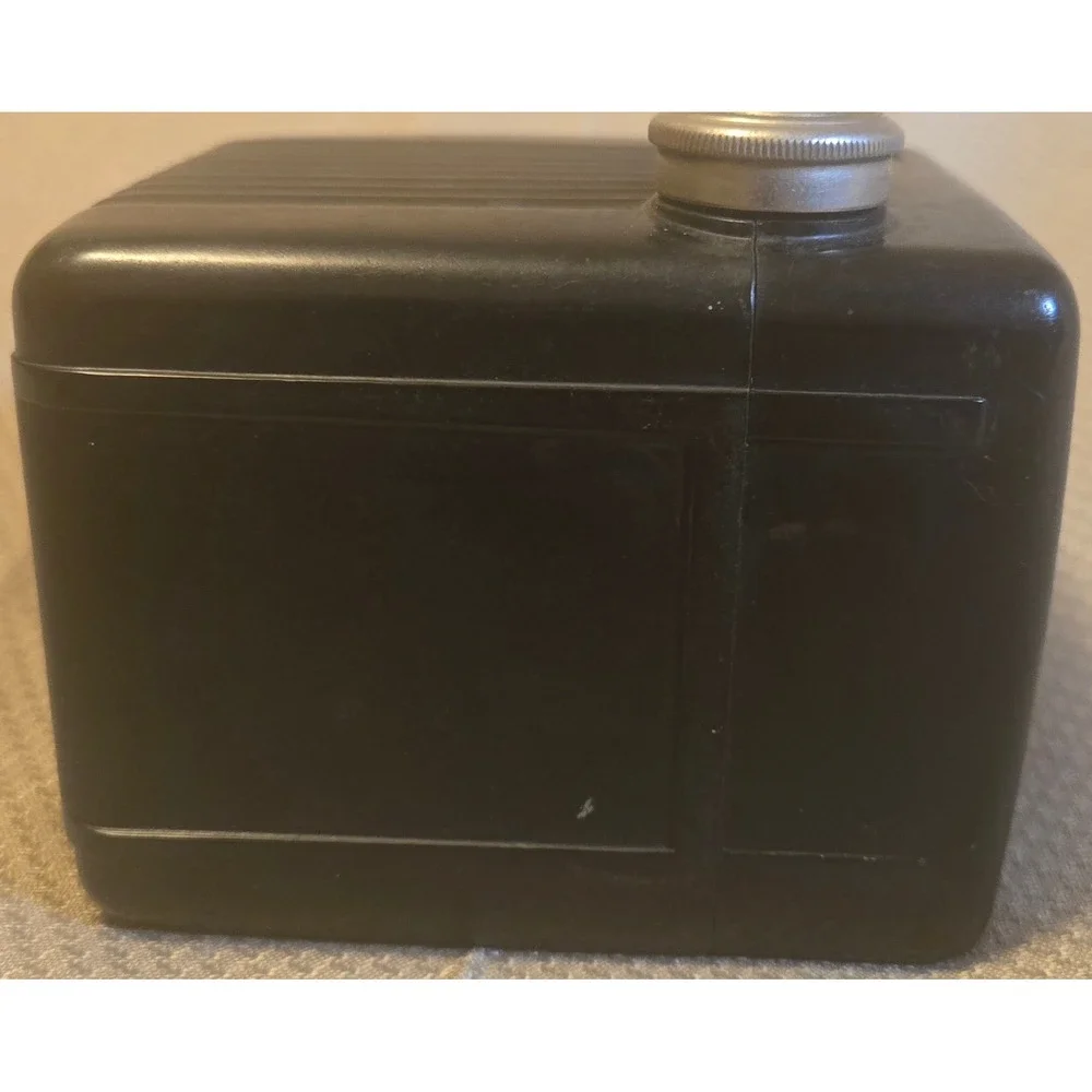 Vintage Kodak Brownie Hawkeye Flash Model Box Camera Black Bakelite - Untested